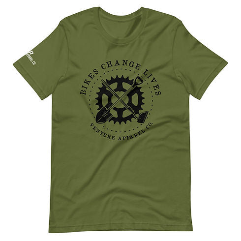 Bikes Change Lives Short-Sleeve Unisex T-Shirt