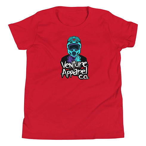 Full Face Helmet Youth Short Sleeve T-Shirt