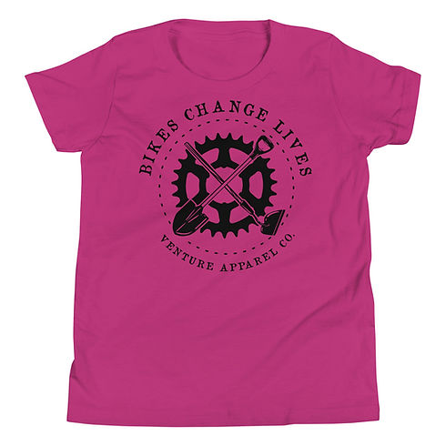 Bikes Change Lives Youth Short Sleeve T-Shirt