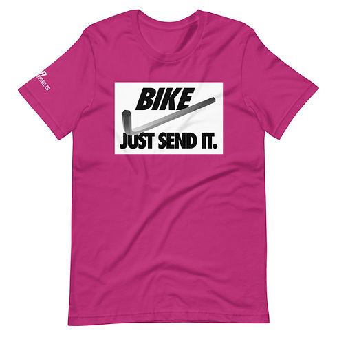 Bike Just Send It Short-Sleeve Unisex T-Shirt