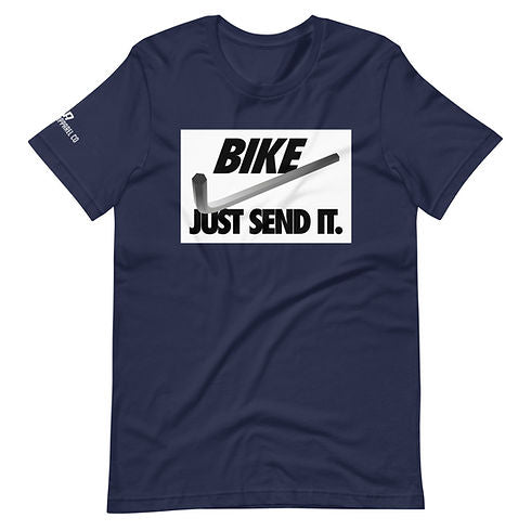 Bike Just Send It Short-Sleeve Unisex T-Shirt