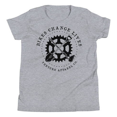 Bikes Change Lives Youth Short Sleeve T-Shirt