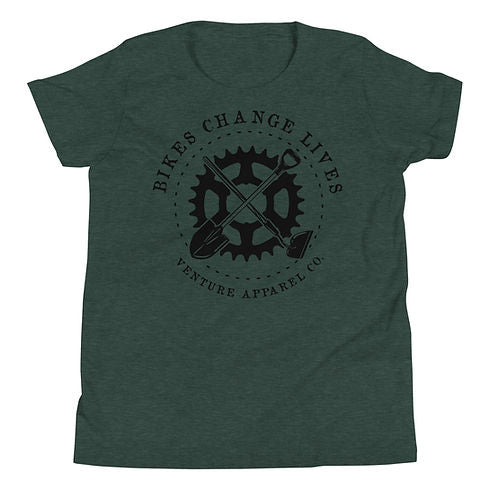 Bikes Change Lives Youth Short Sleeve T-Shirt