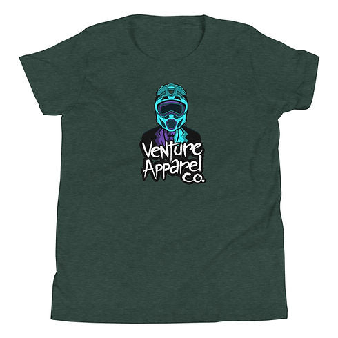 Full Face Helmet Youth Short Sleeve T-Shirt