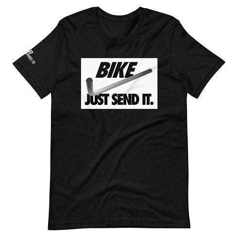 Bike Just Send It Short-Sleeve Unisex T-Shirt