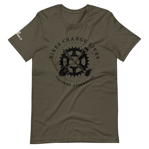 Bikes Change Lives Short-Sleeve Unisex T-Shirt