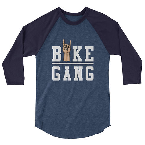 VA Bike Gang Unisex 3/4 sleeve raglan shirt
