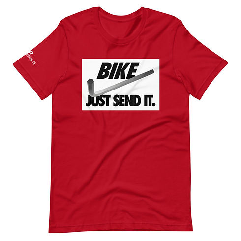Bike Just Send It Short-Sleeve Unisex T-Shirt