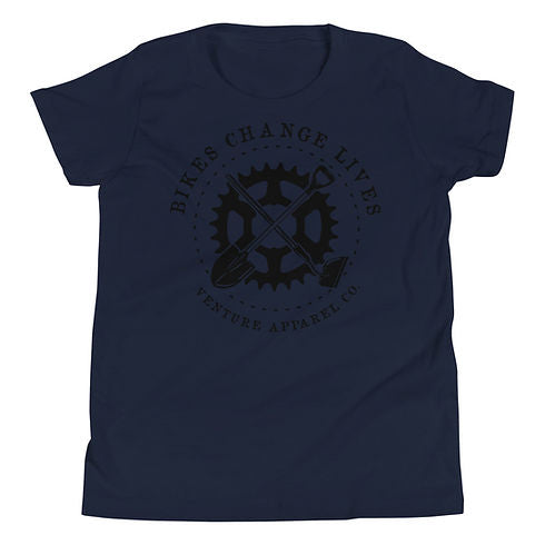 Bikes Change Lives Youth Short Sleeve T-Shirt